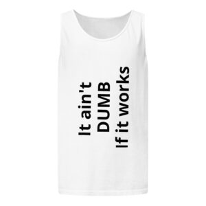 Unisex garment-dyed tank top